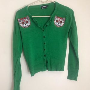 Banned Green Day of the Dead Sweater